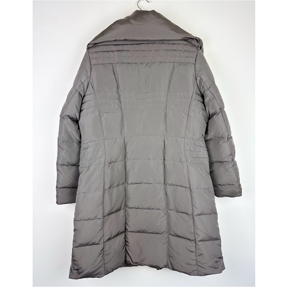 Kenneth Cole Knee Length Quilted Down Puffer Coat - Picture 2 of 10